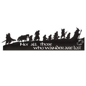 Wanderer's Journey Metal Wall Art-3d Medieval Fantasy Landscape Panel With🤪